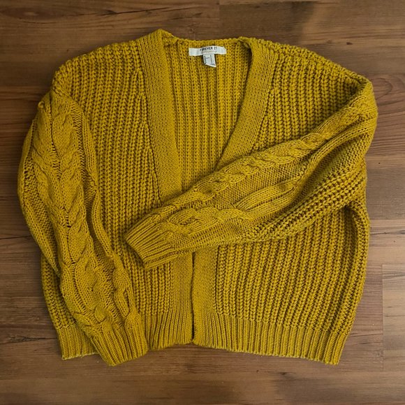 Yellow Cardigan – Forever 21 - Picture 1 of 5